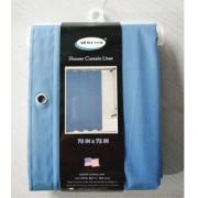 #1757-6 Light Blue Heavy Duty PEVA Shower Curtain Liner-12pcs/cs