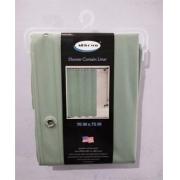 #1757-8 Sage Heavy Duty PEVA Shower Curtain Liner-12pcs/cs