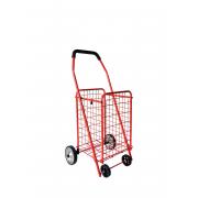  #C-150-RD, S Size Shopping Cart with 2 Metal Wheels-1PC/CS