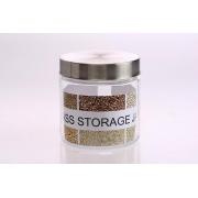  #820H,27OZ/800ml Glass Jar with Metal Lid-24PCS/CS