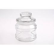 #8249,5oz/140ml Glass Spice Jar with Glass Lid and PE Seal-36PCS/CS