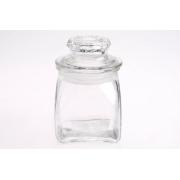 #8251,3.5OZ/100ml Glass Jar with Glass Lid and PE Seal-36PCS/CS
