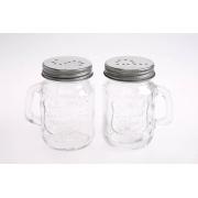 4.5OZ/130ml Glass Spice Jar(Salt and Pepper) with Tin Lid-36PCS/CS