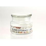  #8215 305ml/10 OZ Glass Jar with Glass Lid with PE Seal 24PCS/CS