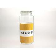  #8217 1410ml/48 OZ Glass Jar with Glass Lid with PE Seal 12PCS/CS