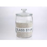 #8207-4090ml/1.1Gal GLASS Jar with Glass lid and PE Seal -6pcs/cs