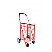 #NC-150-RD,S Size Shopping Cart with 2 Metal Wheels-6pcs/cs