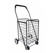 #NC-152-BK, M Size Shopping Cart with 2 Metal Wheels-5pcs/cs