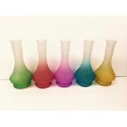 #946C Glass Vase, Colored Glass, Size H 5.7