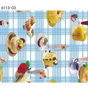 #6113-03, 14mm thick clear background PVC Table Cloth-54