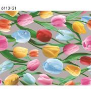 #6113-21, 14mm thick clear background PVC Table Cloth-54