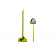 #264, Foldable Dustpan And Broom Set-12PCS/CS