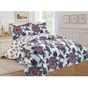 #511-114, Full/Queen Size Quilt Set with Multiple Color Prints