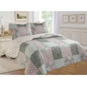 Full/Queen Size Quilt Set with Multiple Color Prints