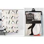  #1751-29, PEVA Shower Curtain with prints-12pcs/cs