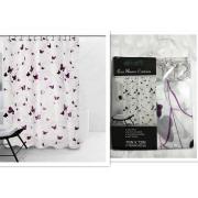 #1750-23，PEVA Shower Curtain with 12 Hooks-12PCS/CS