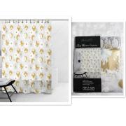 #1750-30,PEVA Shower Curtain with 12 Hooks-12PCS/CS