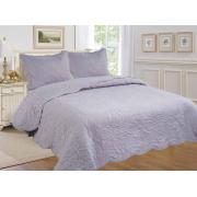 #512-120, King Size Quilt Set ( Solid Lilac Color)	