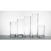 Dia10cm/H25cm Cylinder Glass Vase-12 pcs/cs