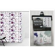  #1792-14, 120g Polyester Shower Curtain with Prints-12PCS/CS