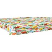 #6112-09, 9 Feet FREE-33 Yard 14mm thick double side printed with Embossed Tablecloth-54