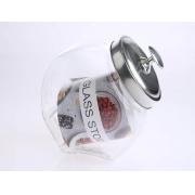 #8259, 37oz/1100ml Glass Bottle with S/S Lid 12PCS/CS