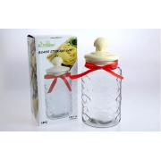 139oz/4100ml Glass Jar with Ceramic Lid 6PCS/CS