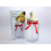 #8285, 118oz/3500ml Glass Jar with Ceramic Lid 6PCS/CS