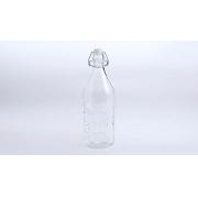 #8262, 35oz/1030ml Glass Bottle with Plastic Lid 24PCS/CS