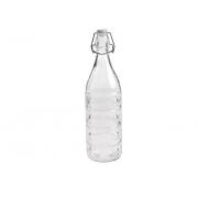 #8263, 33oz/990ml Glass Bottle with Plastic Lid 24PCS/CS
