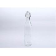 #8264 37oz/1100ml Glass Bottle with Plastic Lid 24PCS/CS
