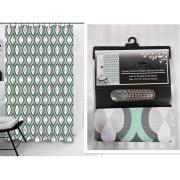  #1413-3,180g Canvas Fabric Printed Shower Curtain- 12 pcs/cs