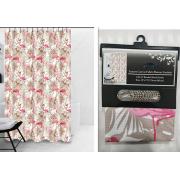 #1413-14,180g Canvas Fabric Printed Shower Curtain- 12 pcs/cs