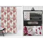 #1413-22,180g Canvas Fabric Printed Shower Curtain- 12 pcs/cs