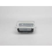 #9043,640ML/22OZ Rectangle glass food container -12pcs/cs