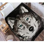 #A5133-3,3.5KG Animal Prints Queen Size 2PLY Super Soft Blanket 79