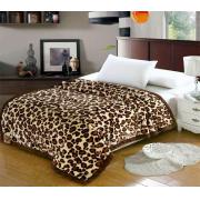 #A5133-4, 3.5KG Animal Prints Queen Size 2PLY Super Soft Blanket 79