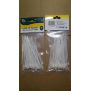 #CT103, 50-Pack 4 in. Cable Tie in Natural - 25 PCS/CS